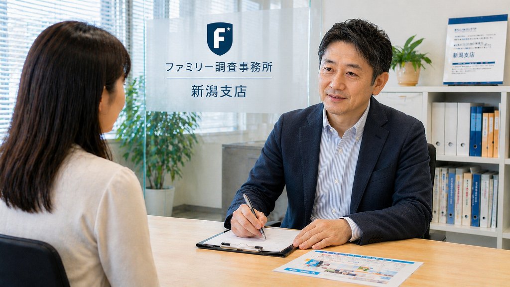 ファミリー調査事務所 新潟支店の相談風景